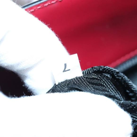 PRADA Tote Bag Patent leather Red Auth ep5078 - Picture 10 of 16